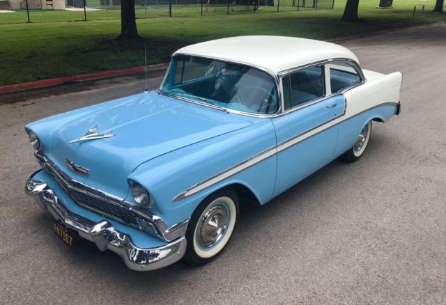 1956 Chevy Belair - Full Rotisserie Concourse Restoration -Absolutely Perfect!! 1956 Chevrolet Bel Air/150/210 Standard chrome