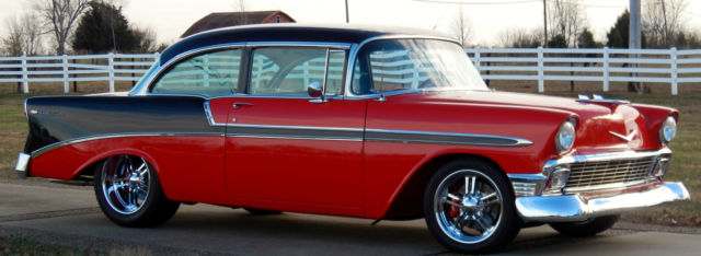 1956 CHEVY Belair RESTO-MOD LS-2 all new 55,56,58(COLD A/C) hot rod 1956 Chevrolet Bel Air/150/210 belair