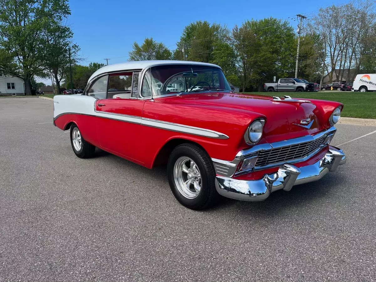 1956 CHEVY HARDTOP 468 BIG BLOCK 4 SPEED RESTORED SHARP HOT ROD REAL THRILLER!!! 1956 Chevrolet Bel Air/150/210