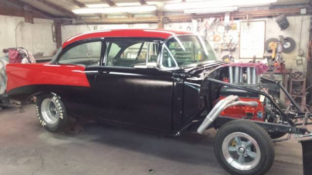 1956 chevy new build gasser 2dr post injected 302 5 speed doug nash hot rod race 1956 Chevrolet Bel Air/150/210 none