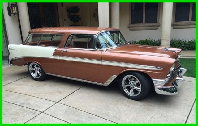 1956 Chevy Nomad BelAir/150/210 Rebuilt Numbers Matching 265 V8 RWD Vintage Air 1956 Chevrolet Nomad