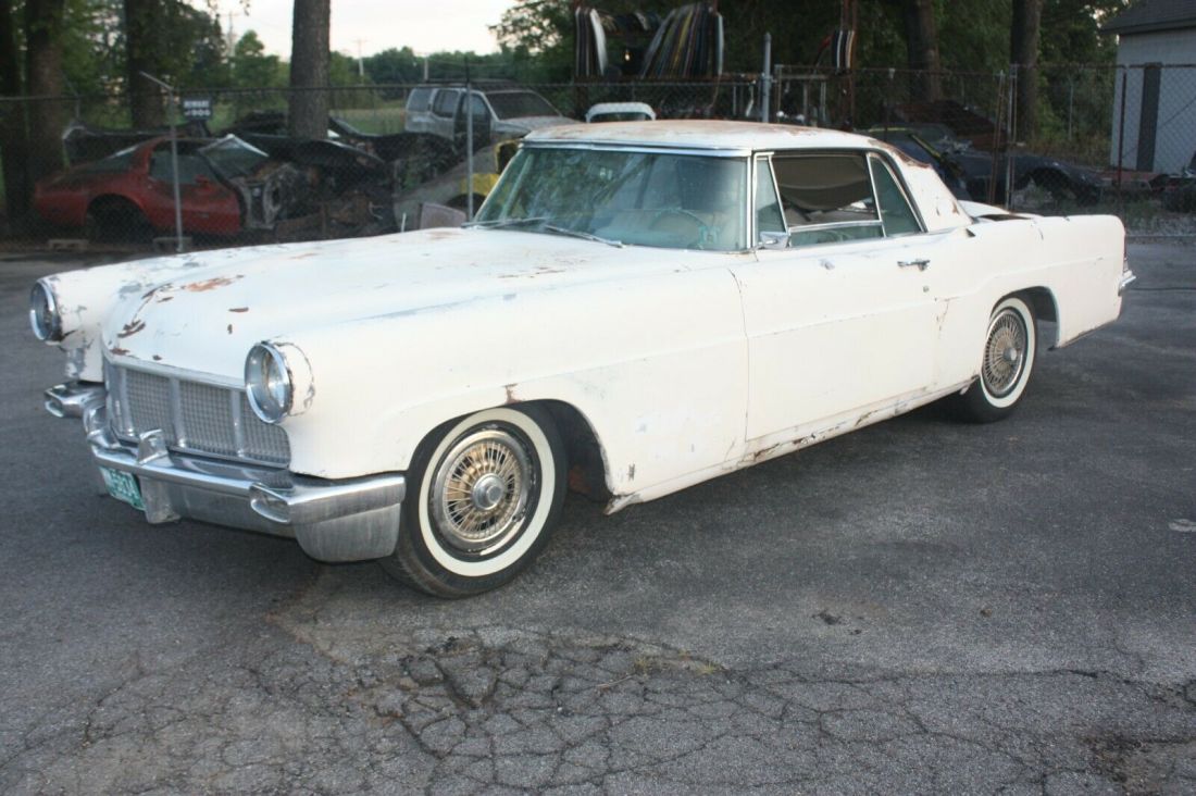 1956 Continental Mark II Lincoln Coupe Factory AC Vintage Wrecked Rebuildable 1956 Lincoln Mark Series