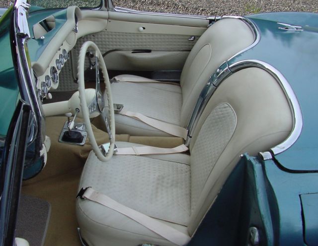 1956 Chevrolet Corvette Blue with Ivory Coves & Beige Int. - photo 11