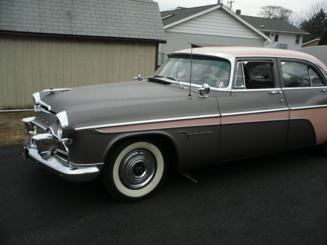 1956 DeSoto Firedome ORIGINAL 48598 miles 2nd Owner 4 Door Pink & Grey 1956 DeSoto