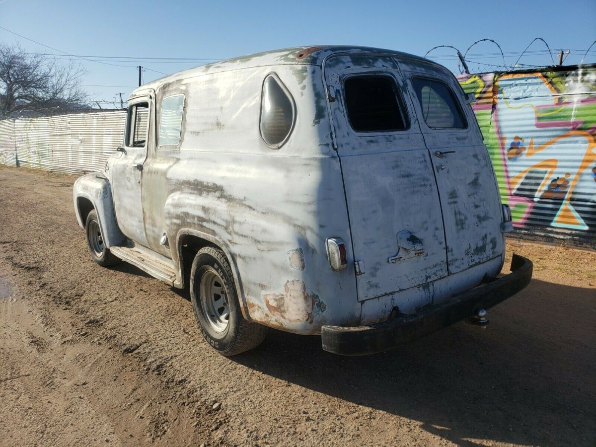 1956 F-100 Ford Panel Truck Cool Old School ORIGINAL V-8 4-Speed PRICE REDUCED ! 1956 Ford F-100