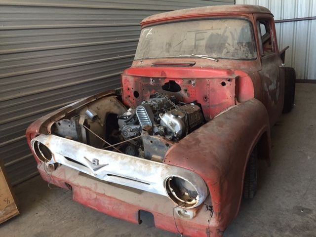 1956 F100 custom rest mod project 1956 Ford F-100