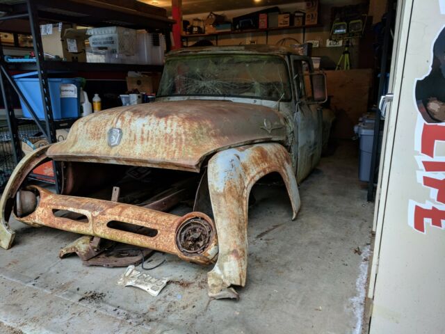 1956 F100 Pickup project (Create your ultimate truck or Rat Rod) *No Reserve* 1956 Ford F-100 F100