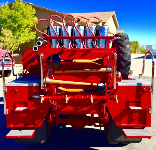 1956 Ford C500 Marmon Herrington power wagon napco range tender fire truck rig - photo 4