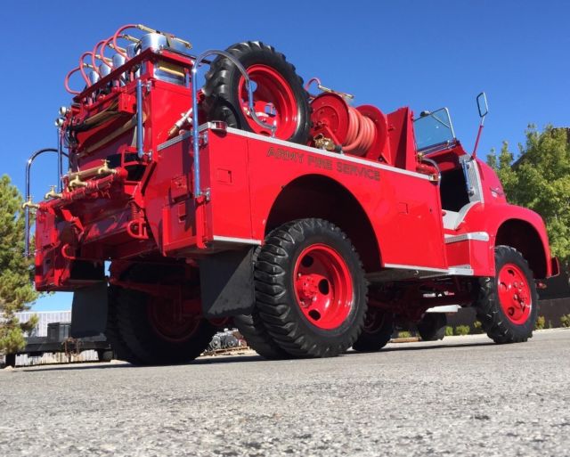 1956 Ford C500 Marmon Herrington power wagon napco range tender fire truck rig - photo 6