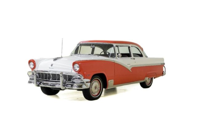 1956 Ford Club Sedan 34823 Miles Red/White 292 ci 3 spd Manual on Column 1956 Ford Club Sedan --