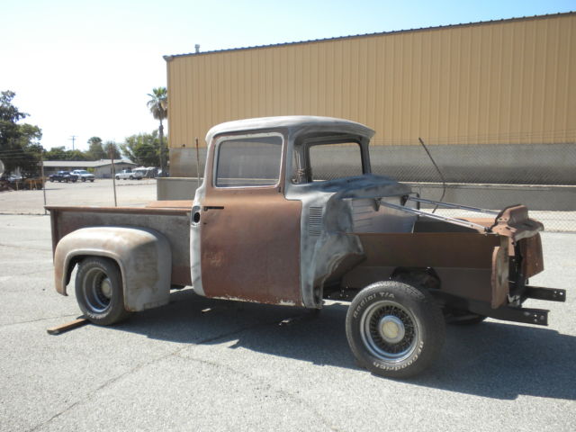 1956 FORD F-100 BIG WINDOW SHORTBED TRUCK CLASSIC RARE VINTAGE STREETROD CUSTOM 1956 Ford F-100 F100 STEPSIDE