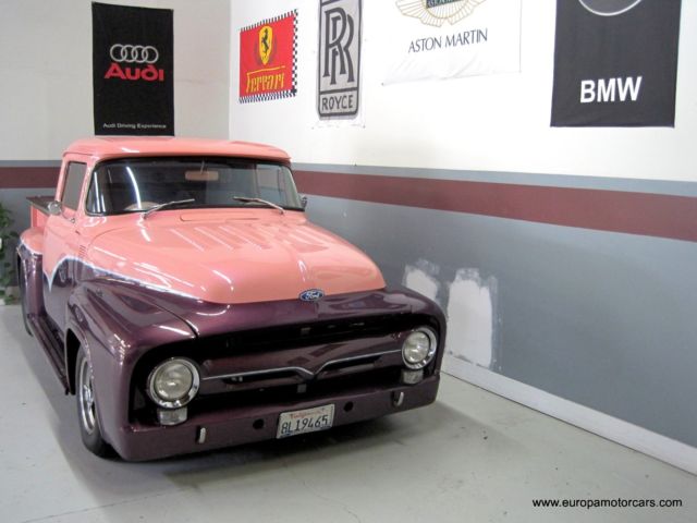 1956 Ford F-100 Custom with a Bog Block 429. 1956 Ford F-100 Custom