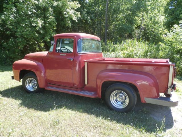 1956 Ford F 100 pickup **BIG BACK WINDOW** NO RESERVE**L@@K 1956 Ford F-100 Custom cab big window