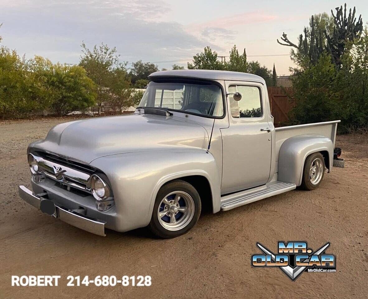 1956 Ford F-100 Silver Bullet 292ci Power King V8 - photo 2