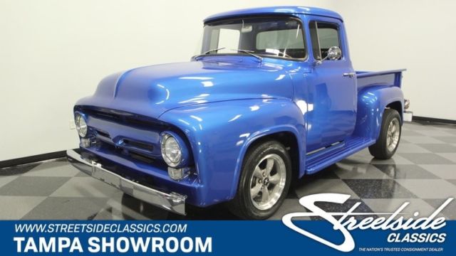 1956 Ford F-100 Stepside Pickup Truck 351 Windsor V8 3 Speed Automatic Classic V 1956 Ford F-100 Stepside