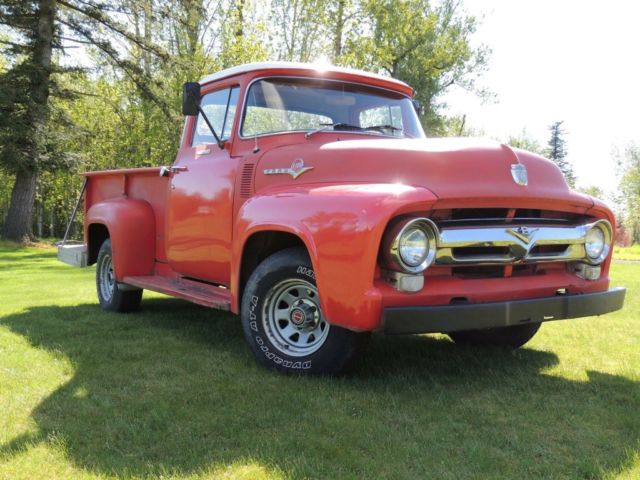 1956 Ford F100 Custom Cab V8 4-Speed 1956 Ford F-100 Custom Cab