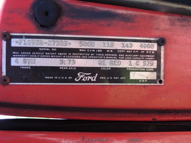 1956 Ford F-100 Custom Cab - photo 12