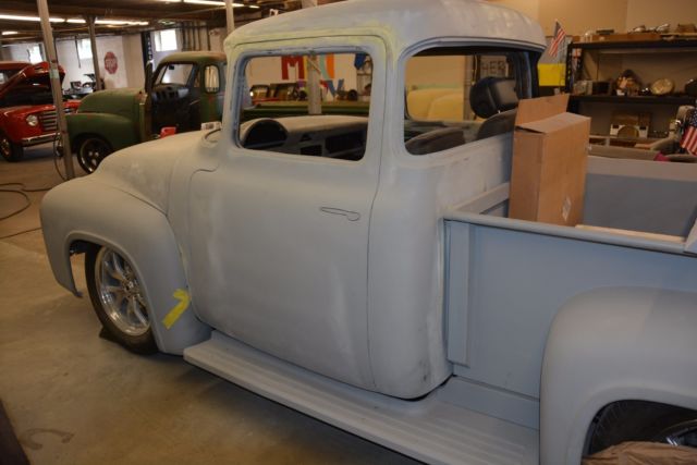 1956 Ford F100 Extended Cab-Mustng Coyote engine-6Ind. Frt & Rear ind suspension 1956 Ford F-100