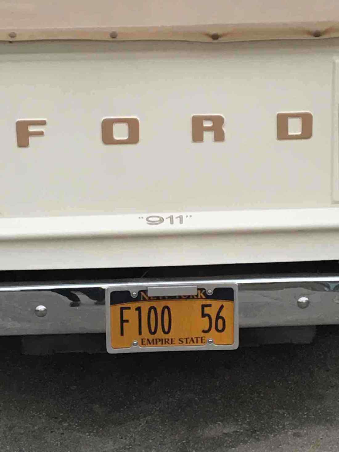 1956 Ford F-100 F100 Pickup White RWD Manual F-100 F1 - photo 10