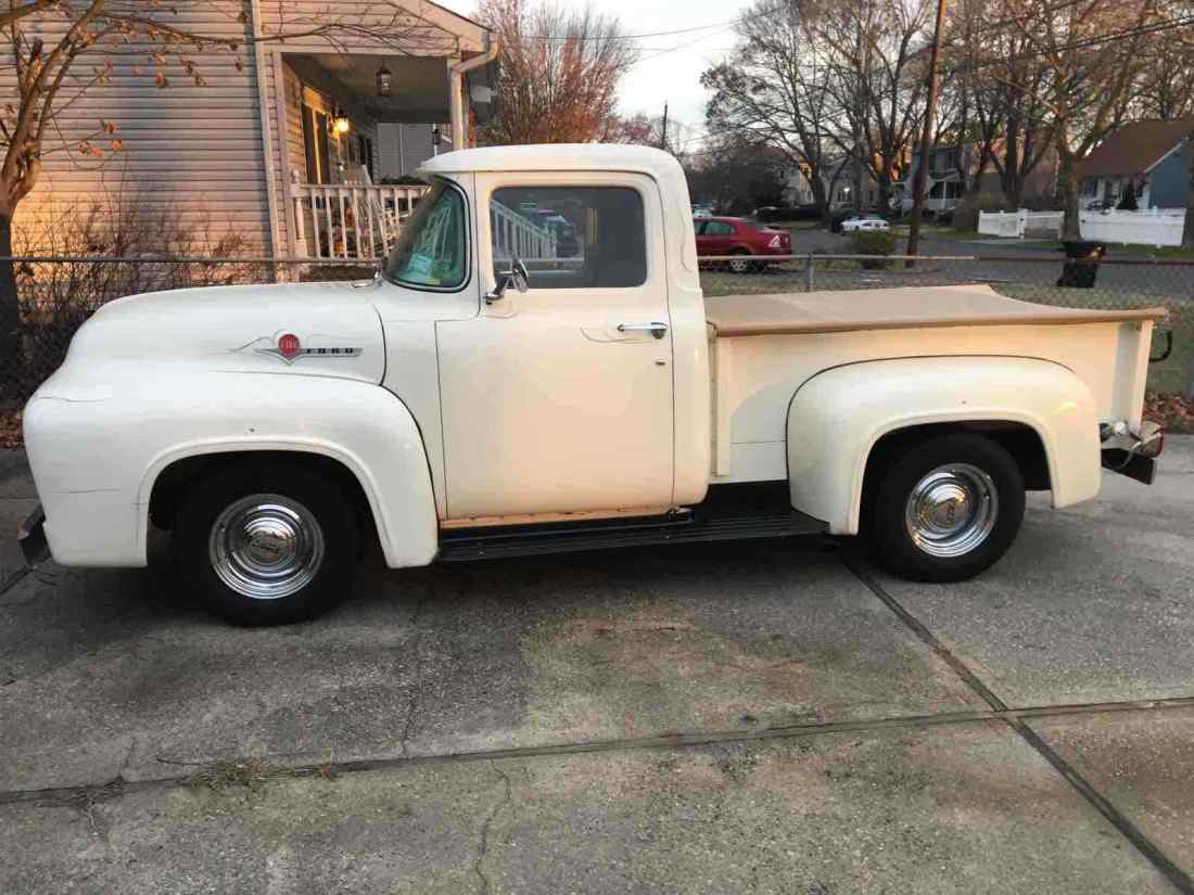 1956 Ford F-100 F100 Pickup White RWD Manual F-100 F1 - photo 7