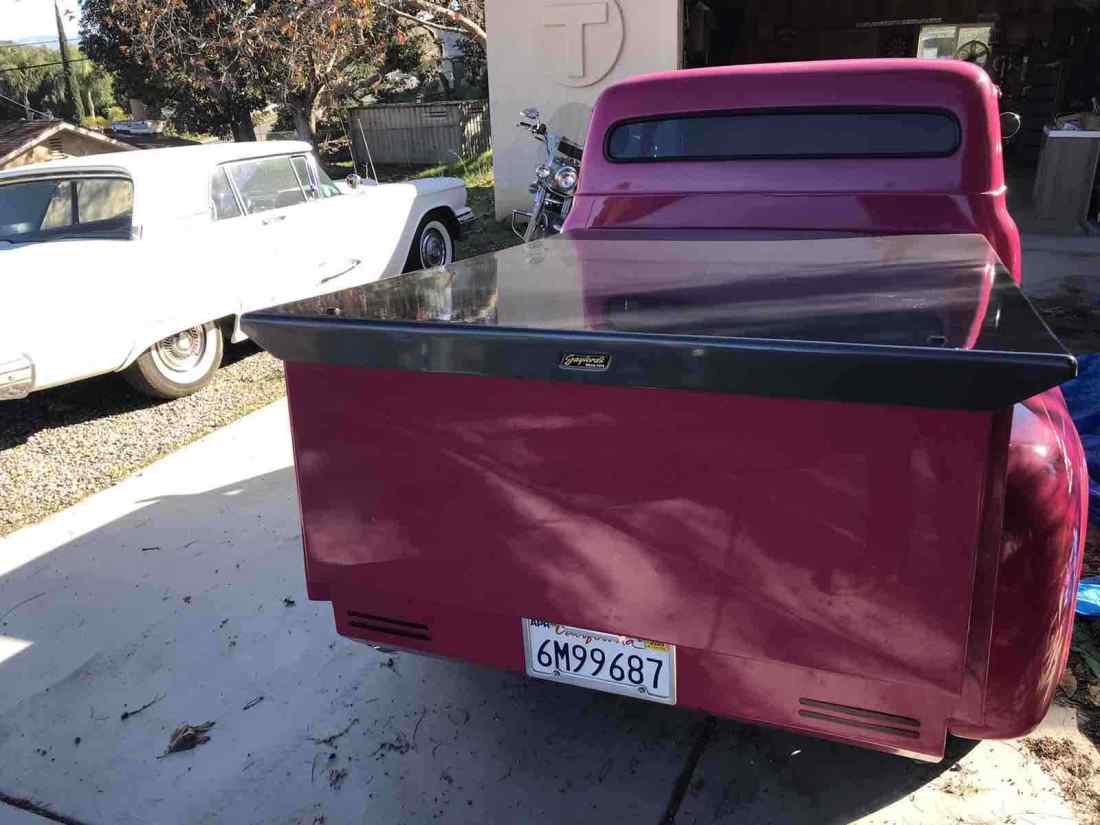 1956 Ford F100 Red RWD Automatic custom 1956 Ford F100 custom