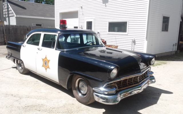 1956 FORD Fairlane Hot Rod 4 Door Police Car with 429 C.I. and H/D Auto Trans 1956 Ford Fairlane HOT ROD 4 Door Police Car