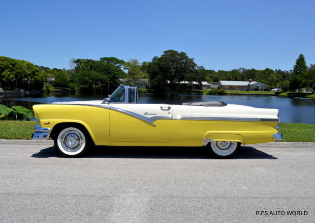 1956 FORD FAIRLANE SUNLINER CONVERTIBLE 292 V8 AUTO FRAME OFF RESTORED CLASSIC 1956 Ford Fairlane SUNLINER
