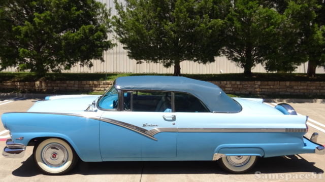 1956 Ford Fairlane Sunliner Convertible "P" Code 312 Thunderbird Special V/8 1956 Ford Fairlane Sunliner