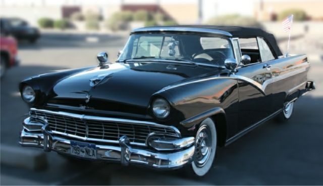 1956 Ford Fairlane Sunliner, early restoration,owners manual, extra parts 1956 Ford Fairlane Sunliner