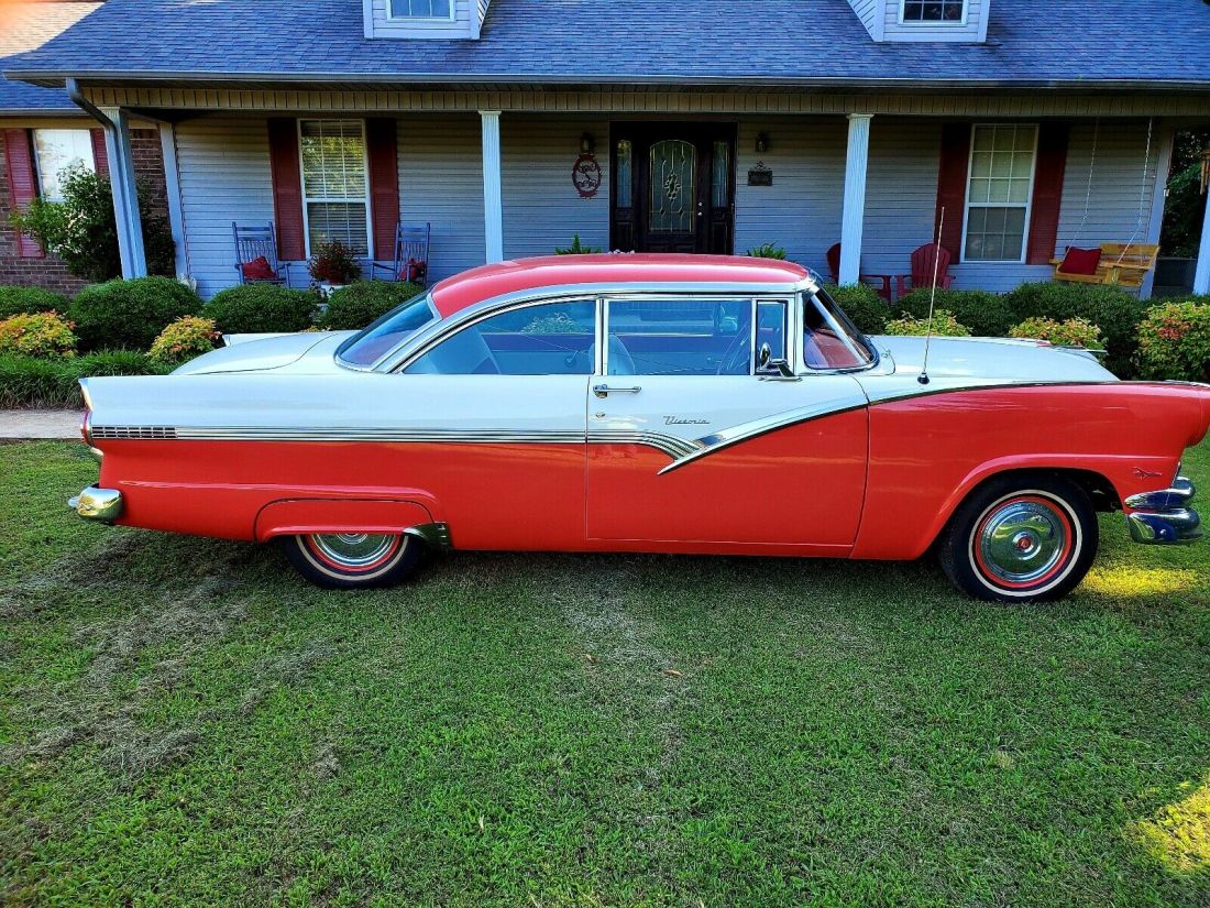 1956 Ford Fairlane Victoria Red RWD Automatic Victoria 1956 Ford Fairlane Victoria Victoria