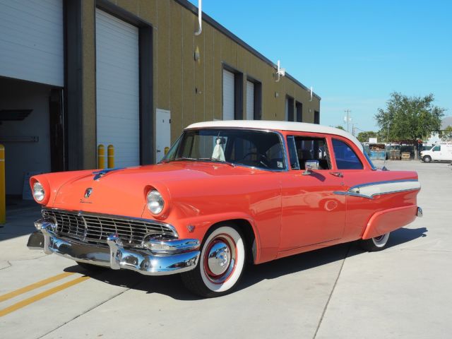 1956 Ford Mainline Sedan Fully Restored Mint Condition RARE Two-Tone Paint 1956 Ford Other Mainline