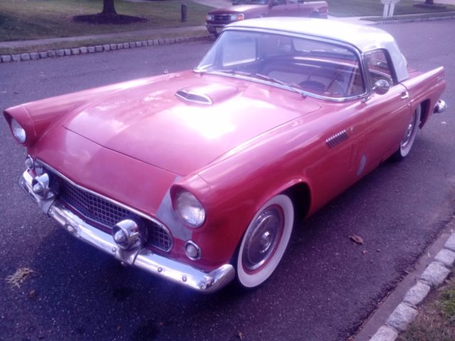 1956 Ford T-Bird **NO RESERVE** Red / White Hard Top - Red & White Interior 1956 Ford Thunderbird NO RESERVE Hard Top only (No Soft Top)