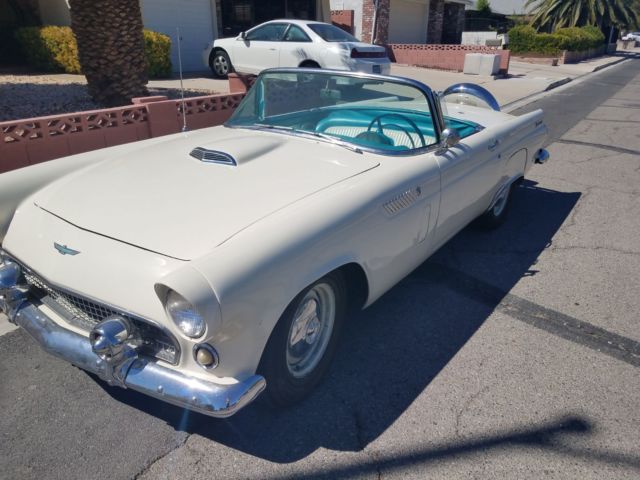 1956 Ford Tbird Convertible Thunderbird duel carburetor hard top soft top 1955 1956 Ford Thunderbird Convertible
