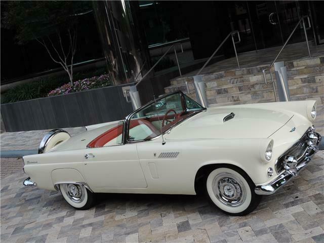 1956 Ford Thunderbird 0 Miles Colonial White V8 312 Ford Y Block Automatic 1956 Ford Thunderbird --