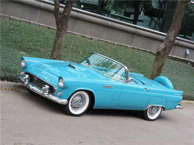1956 Ford Thunderbird 0 Miles Peacock Blue V8 312 Ford Y Block Automatic 1956 Ford Thunderbird --