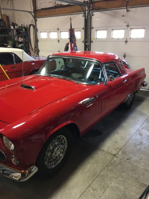 1956 Ford Thunderbird , 312 V8 4Barrel Automatic , Wire Wheels , Nice Car, P/S 1956 Ford Thunderbird