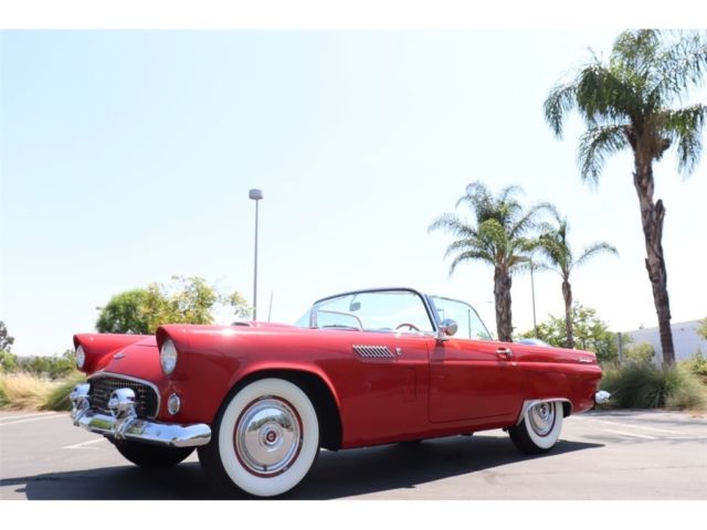 1956 Ford Thunderbird 60668 Miles Red 292 V8 Automatic 1956 Ford Thunderbird --
