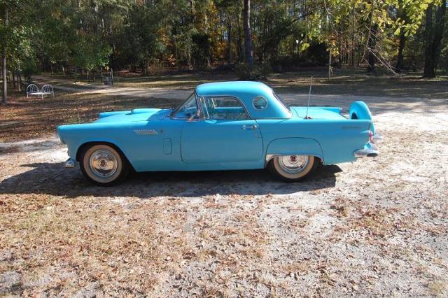 1956 Ford Thunderbird Base Convertible 2-Door 5.1L Peacock Blue Hard Top 1956 Ford Thunderbird Base Convertible 2-Door