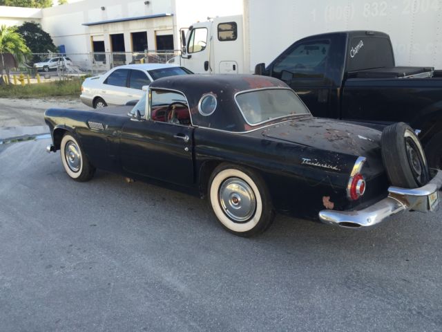 1956 Ford Thunderbird Base Convertible may deliver Project car Auto 312 1 top 1956 Ford Thunderbird Base Convertible 2-Door