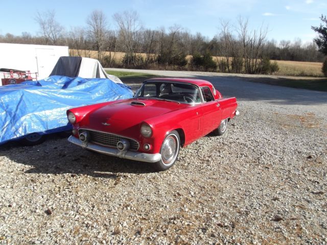 1956 FORD THUNDERBIRD COMPLETE RESTORATION PROJECT CAR BARN FIND T-BIRD 1956 Ford Thunderbird