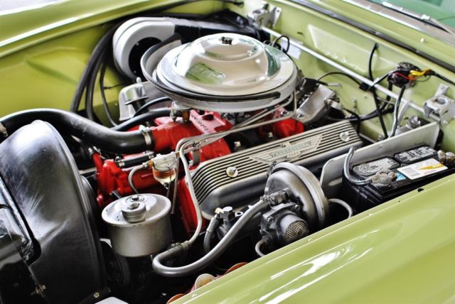 1956 Ford Thunderbird Convertible 312 V8 PS PB Rare Sage Green 1 of 625! - photo 9