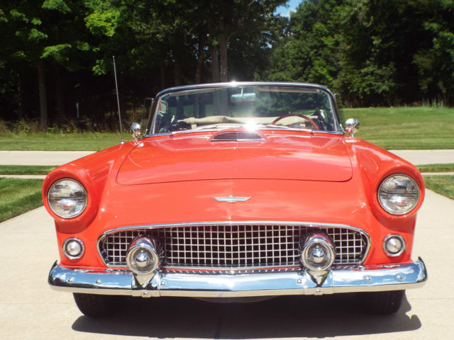 1956 Ford Thunderbird 2 Door Convertible with Soft Top (no hardtop)