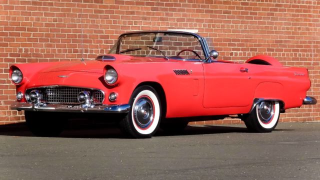 1956 Ford Thunderbird. Factory 312 ci, two tops, great options, wonderful car. 1956 Ford Thunderbird Spectacular