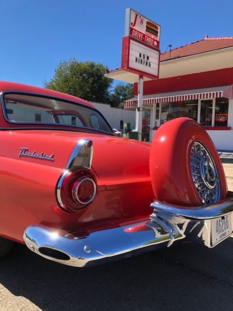 1956 Ford Thunderbird - Frame off restoration - Kelsey Hayes Wheels 1956 Ford Thunderbird