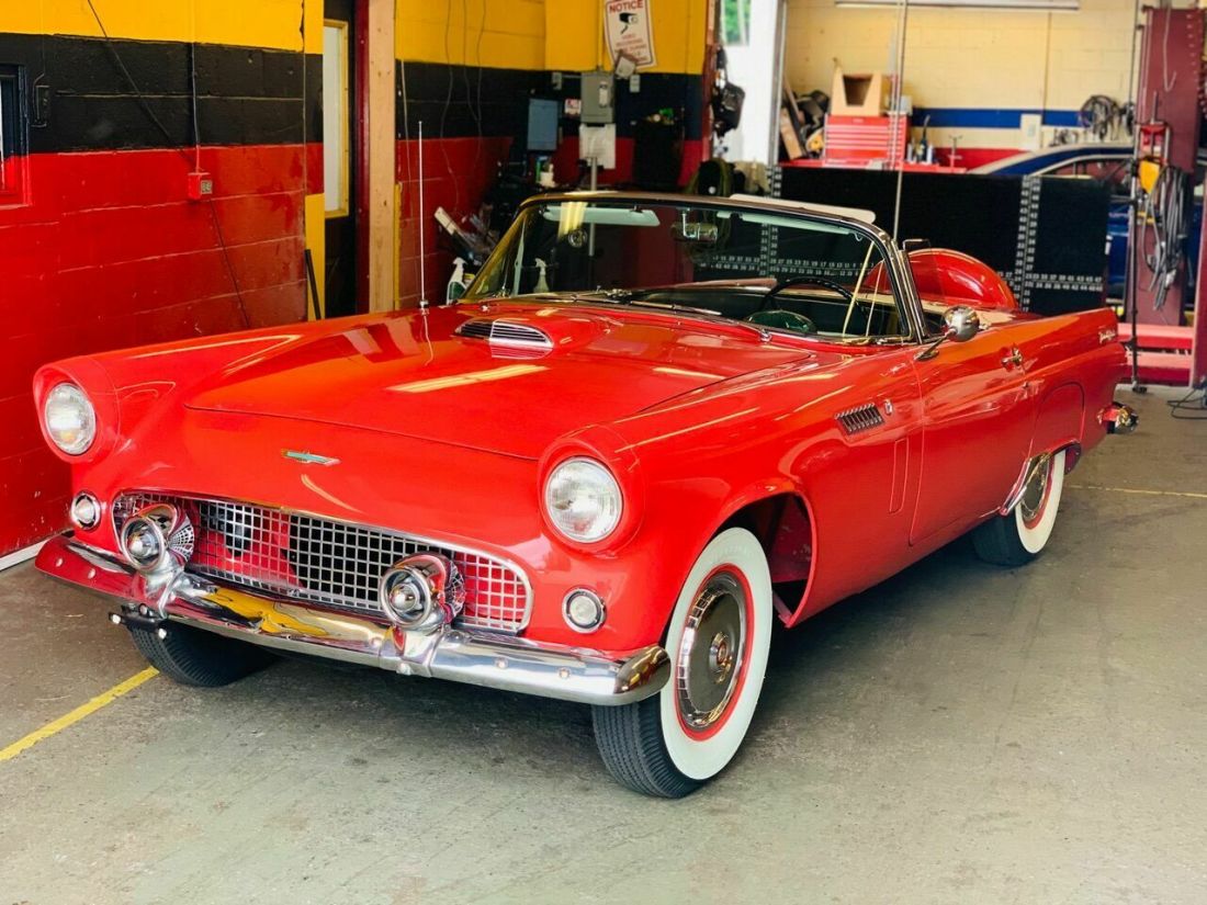1956 FORD THUNDERBIRD * FULLY RESTORED * FIESTA RED * SHOW CONDITION * 1956 Ford Thunderbird ROADSTER