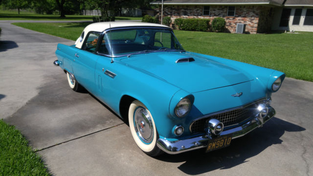 1956 Ford Thunderbird, Great condition, Great paint, Peacock Blue 1956 Ford Thunderbird