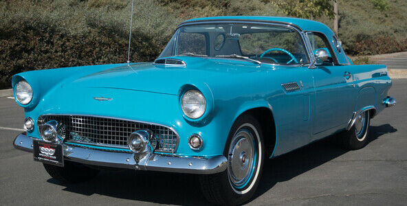 1956 Ford Thunderbird No trim field 18084 Miles Teal Hardtop W/Removable Automa 1956 Ford Thunderbird No trim field
