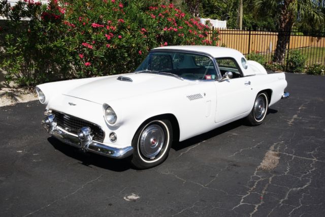 1956 Ford Thunderbird Porthole Hardtop 0 Colonial White Convertible w/ Hardtop 3 1956 Ford Thunderbird Porthole Hardtop