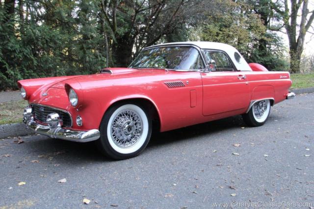 1956 Ford Thunderbird - Sunset Coral. RESTORED. Excellent! See VIDEO 1956 Ford Thunderbird - Sunset Coral. RESTORED. Excellent! See VIDEO