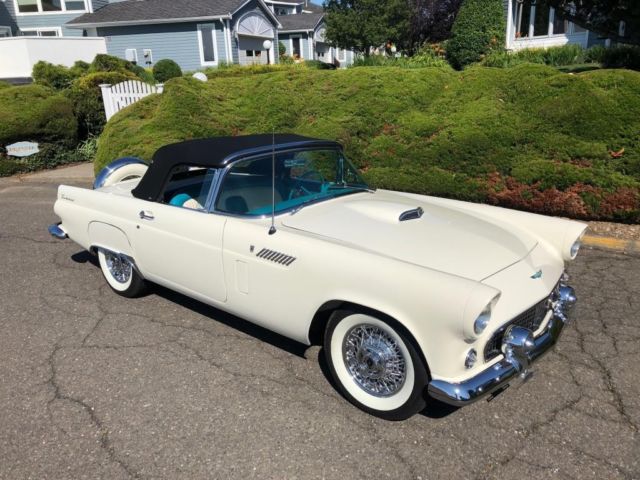 1956 Ford Thunderbird, White with 805 Miles available now! 1956 Ford Thunderbird --